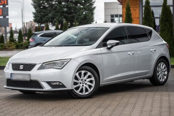 Seat Leon 1.6TDI 105KM 2014 Bezwypadkowy SalonPL Ledy 2xCzujniki Clima