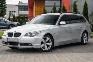 BMW 520D 2007 Automat Duza Navi DVD Skora Grzane El. fotele 2x PDC