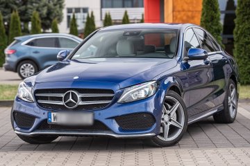 Mercedes C200 AMG 184KM 4Matic Burmester Automat Salon PL Jasna Skora