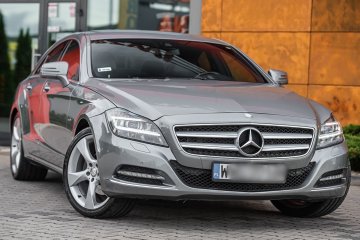 Mercedes CLS 350 CDI 265KM Automat Skora Xenon Navi Czarny sufit Alu19