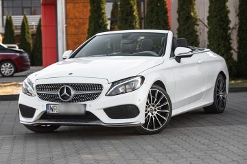 Mercedes C200 184KM Cabriolet AMG line Automat Kamera Super Stan