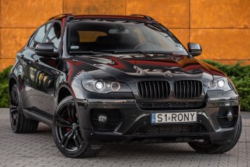 BMW X6 3.0d Xdrive Shadow Line Sportowe fotele Czarny sufit Piękna