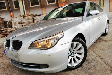 BMW E60 520d 177KM Lift 2009 Navi Skora Czujniki przod/ tyl Ringi Led