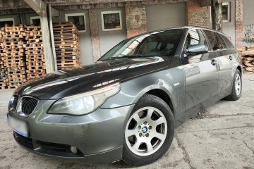 BMW 525D 177KM Automat Duza Navi DVD Skora Grzane El. fotele 2x PDC