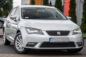 Seat Leon 1.6TDI 105KM 2014 Bezwypadkowy SalonPL Ledy 2xCzujniki Clima