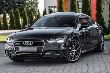 Audi A7 3.0 BiTDI V6T 326KM 2016 Quattro Kamera Bose Czerwone pasy